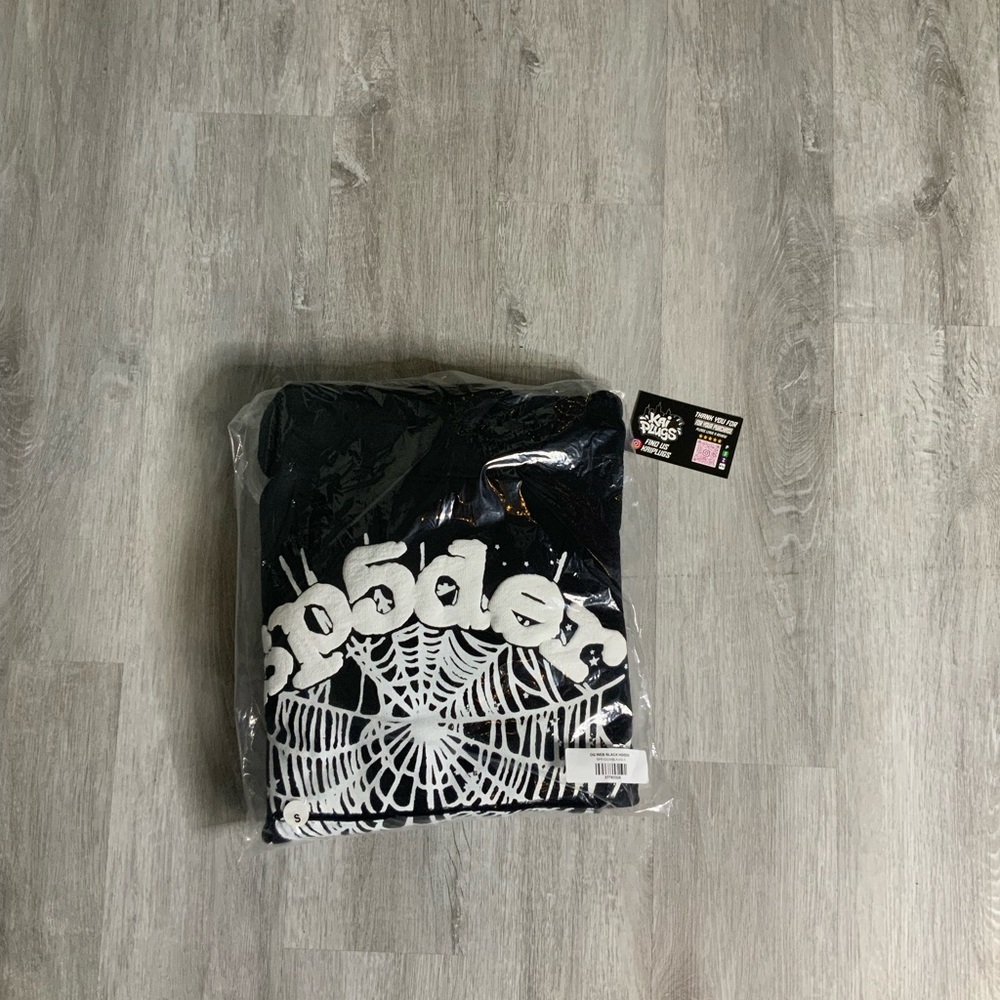 Black Sp5der Hoodie OG Web - Picture 2 of 6